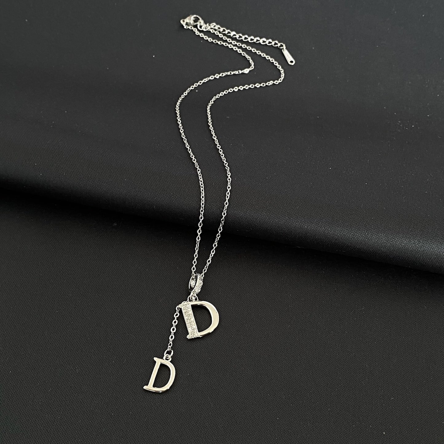 ASTRA® DOUBLE D PAVÉ NECKLACE