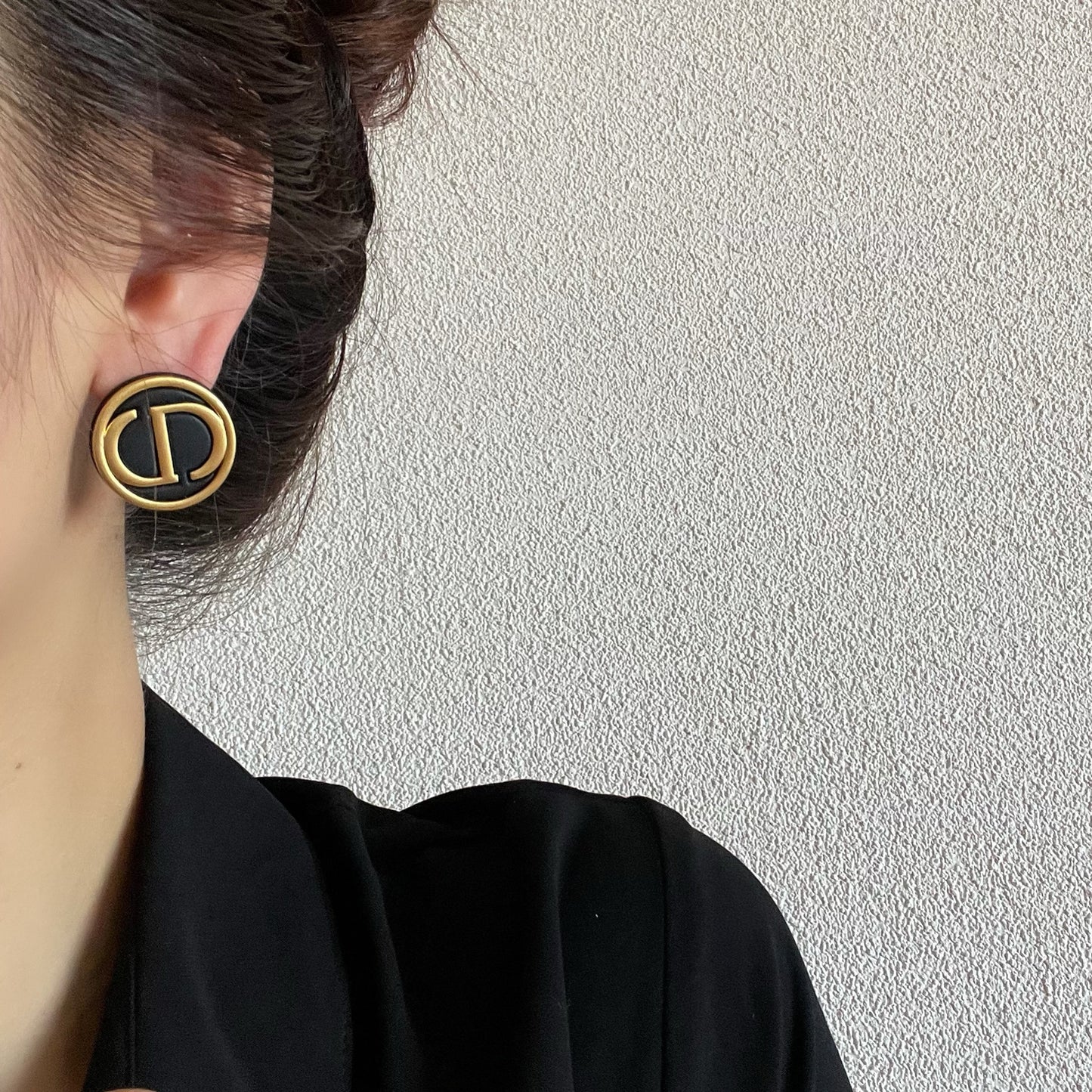 ASTRA® VINTAGE MONOGRAM STUD EARRINGS