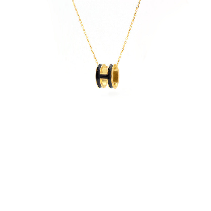 ASTRA® H ENAMEL NECKLACE