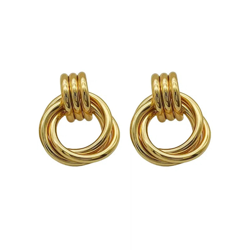 ASTRA® SCULPTED HOOP EARRINGS