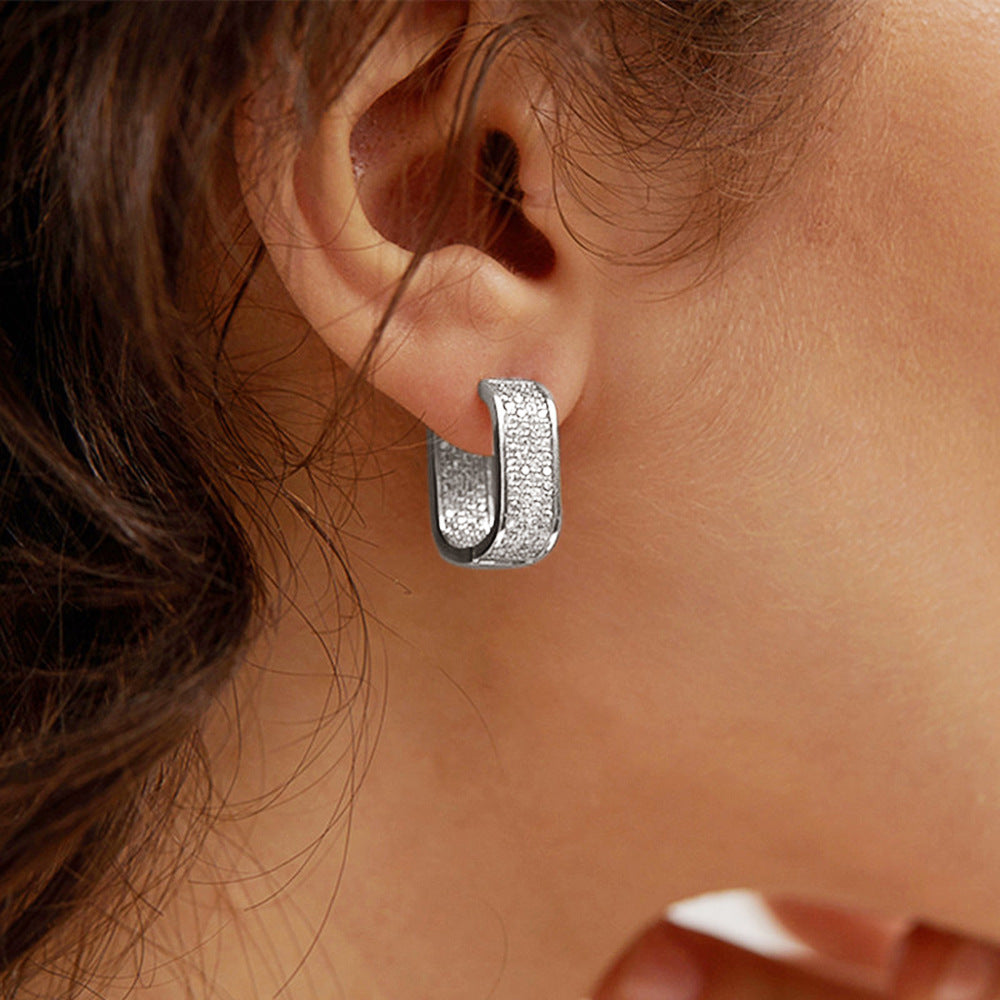 ASTRA® PAVÉ HOOP EAR CUFF