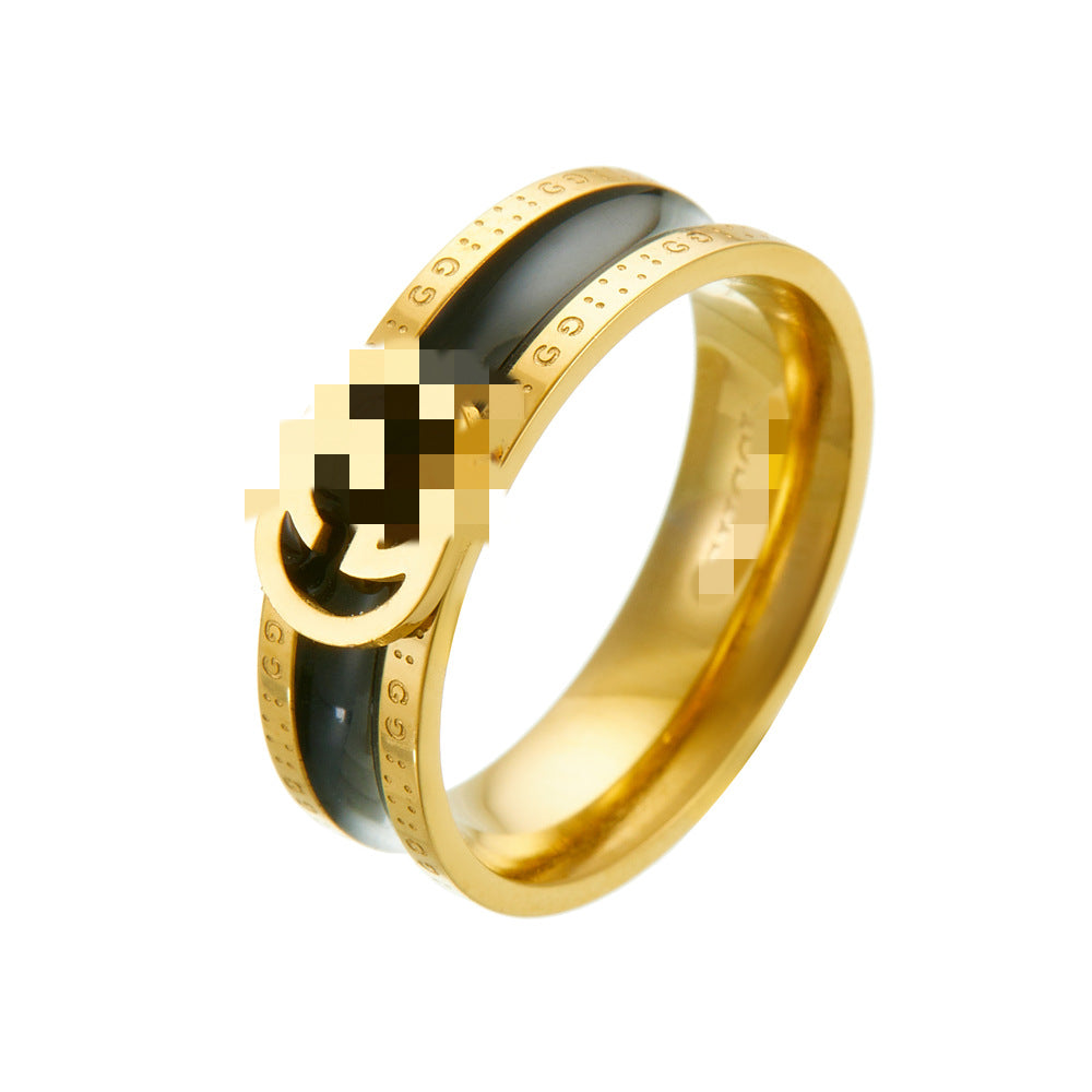 ASTRA NOIR ENAMEL RING