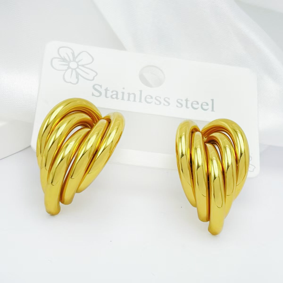 ASTRA® SCULPTED HOOP EARRINGS