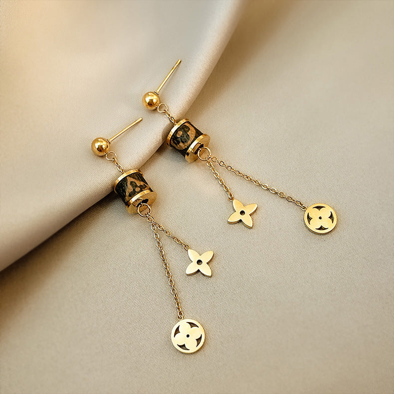 Astra® Clover Tassel Earrings