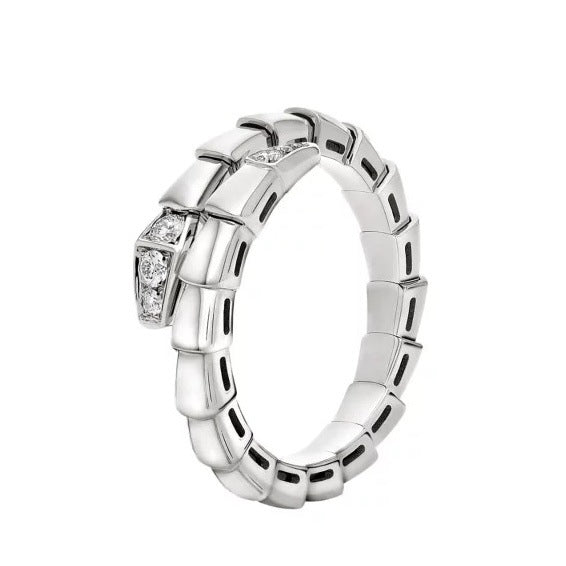 ASTRA® FULL PAVÉ SNAKEBONE RING
