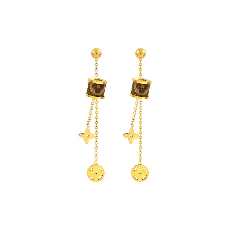 Astra® Clover Tassel Earrings
