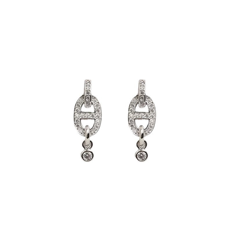 ASTRA® CRYSTAL NOSE HOOP EARRINGS