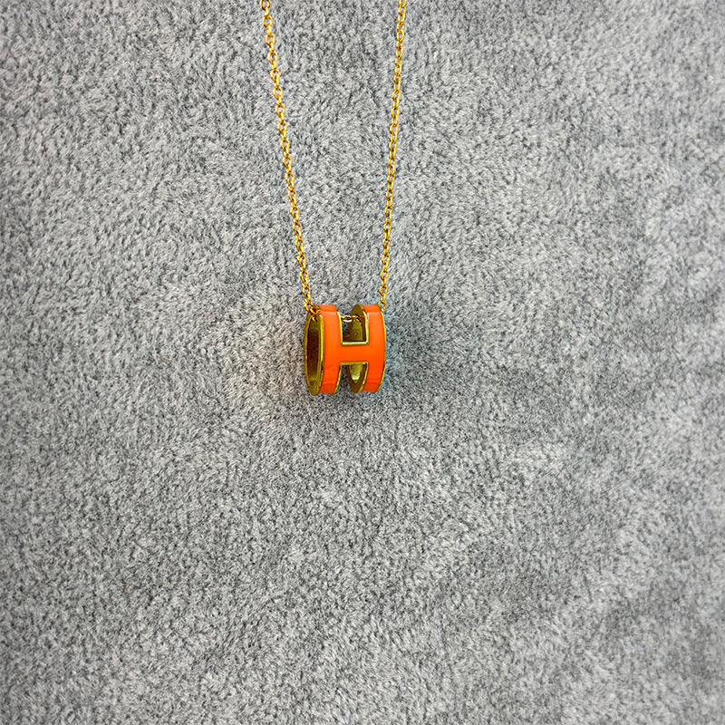 ASTRA® H ENAMEL NECKLACE