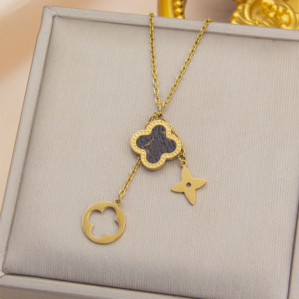 ASTRA® CLOVER CHARM NECKLACE