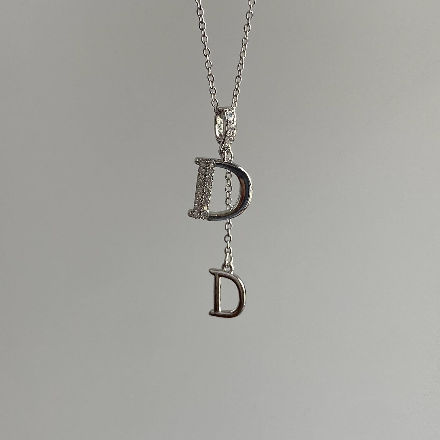 ASTRA® DOUBLE D PAVÉ NECKLACE