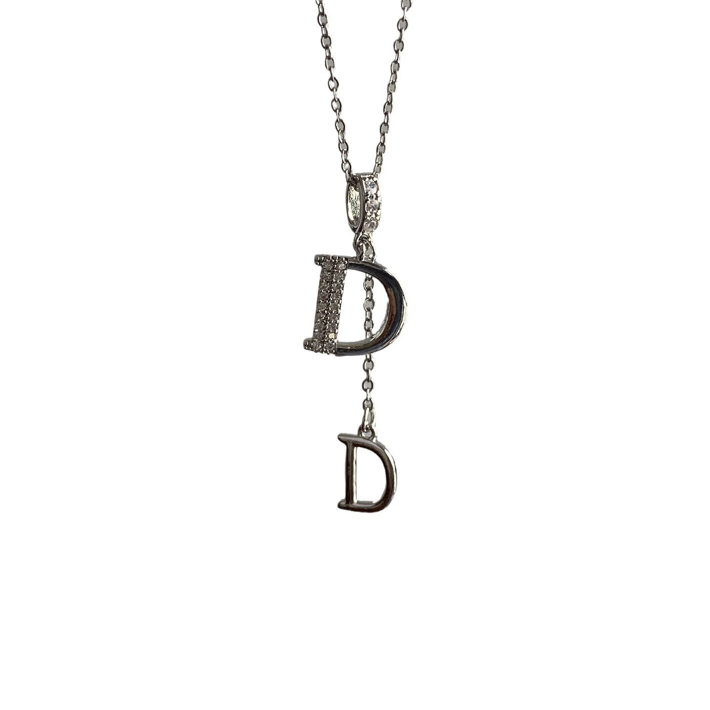 ASTRA® DOUBLE D PAVÉ NECKLACE