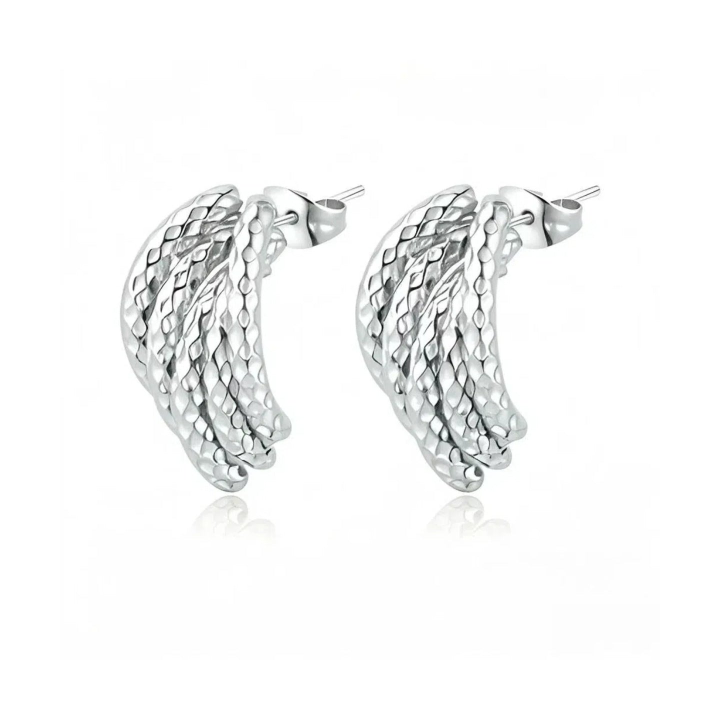 ASTRA® SCULPTED HOOP EARRINGS