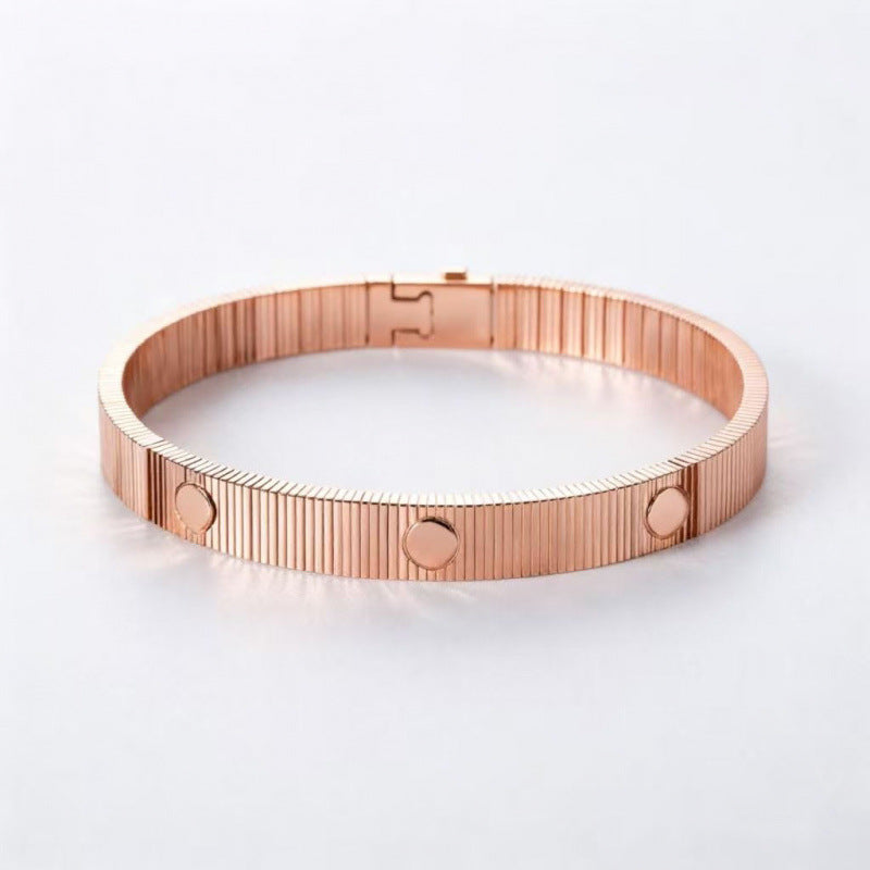 Chic Heavy Metal Watch Band Style Luxury Chain