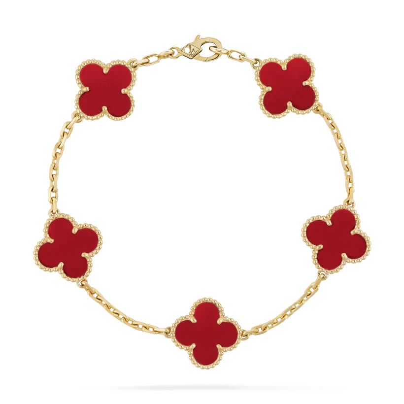ASTRA CLOVER BRACELET | RUBY