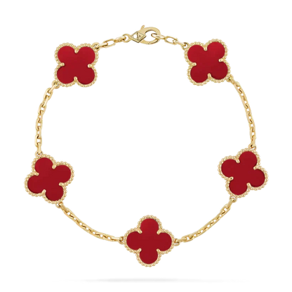 ASTRA CLOVER BRACELET | RUBY