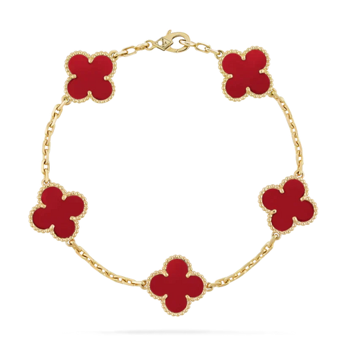 ASTRA CLOVER BRACELET | RUBY