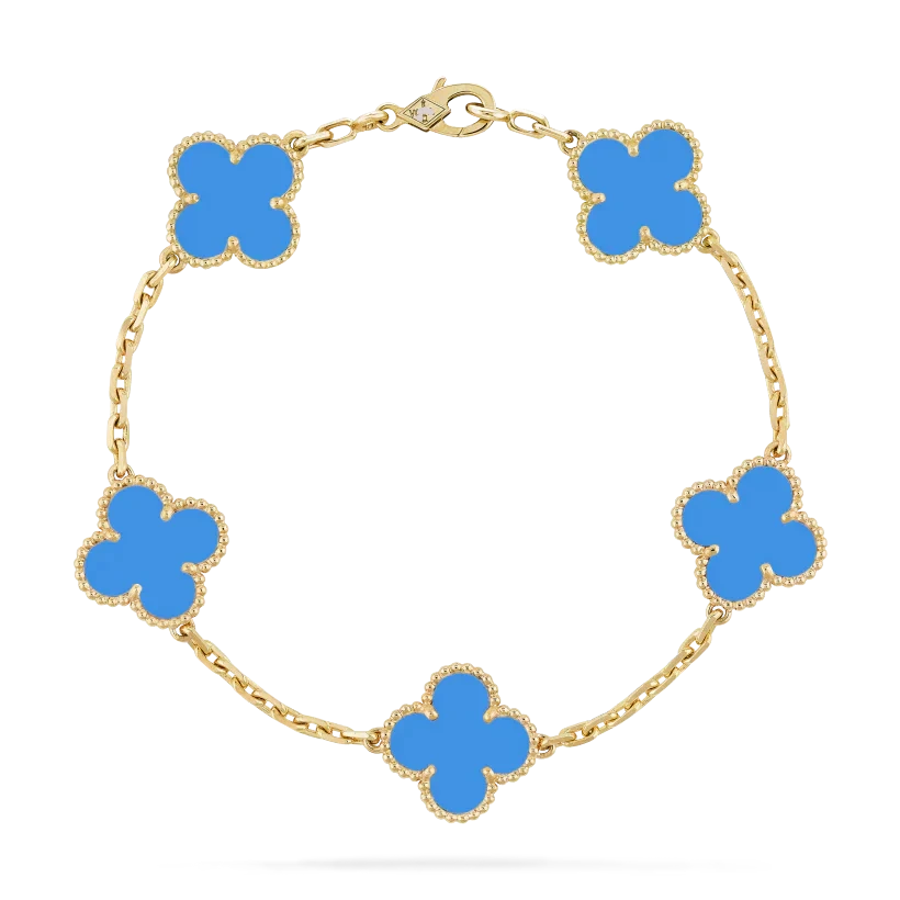 ASTRA CLOVER BRACELET | ROYAL BLUE