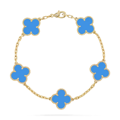 ASTRA CLOVER BRACELET | ROYAL BLUE