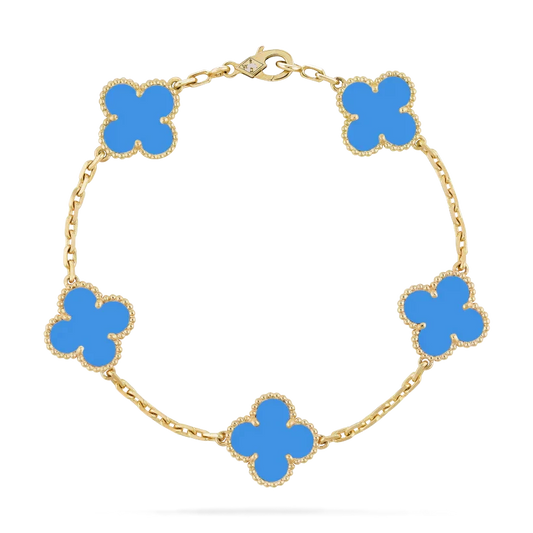 ASTRA CLOVER BRACELET | ROYAL BLUE