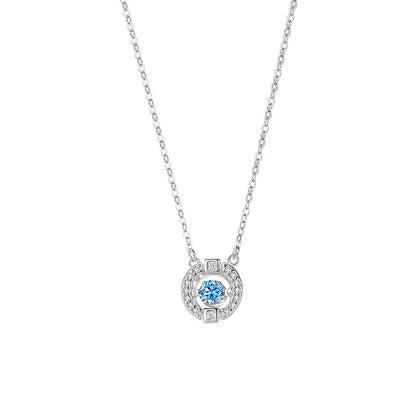 ASTRA® DANCING HEART BLUE GEM NECKLACE