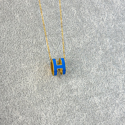 ASTRA® H ENAMEL NECKLACE