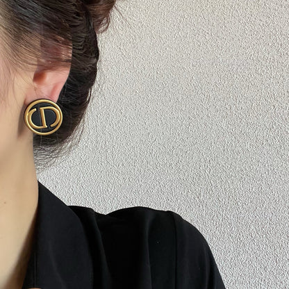 ASTRA® VINTAGE MONOGRAM STUD EARRINGS