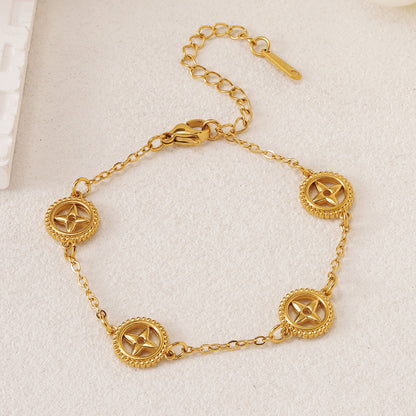 ASTRA® HOLLOW CLOVER BRACELET