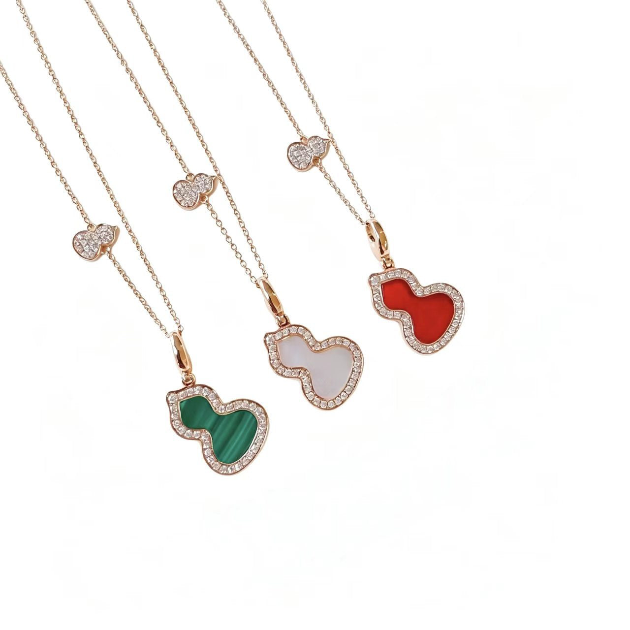 Chic Double-Gourd Lucky Pendant Choker