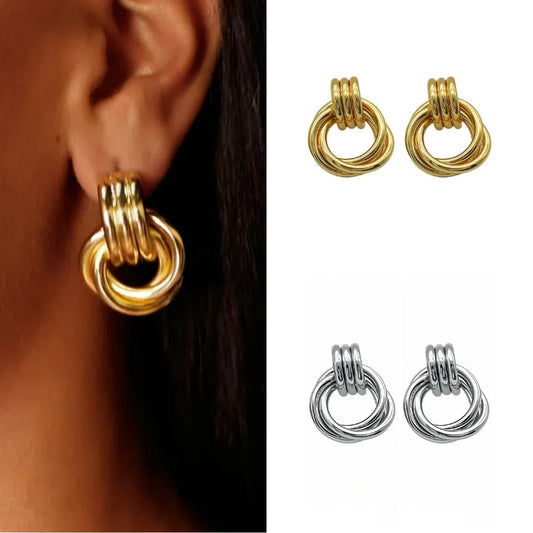 ASTRA® SCULPTED HOOP EARRINGS