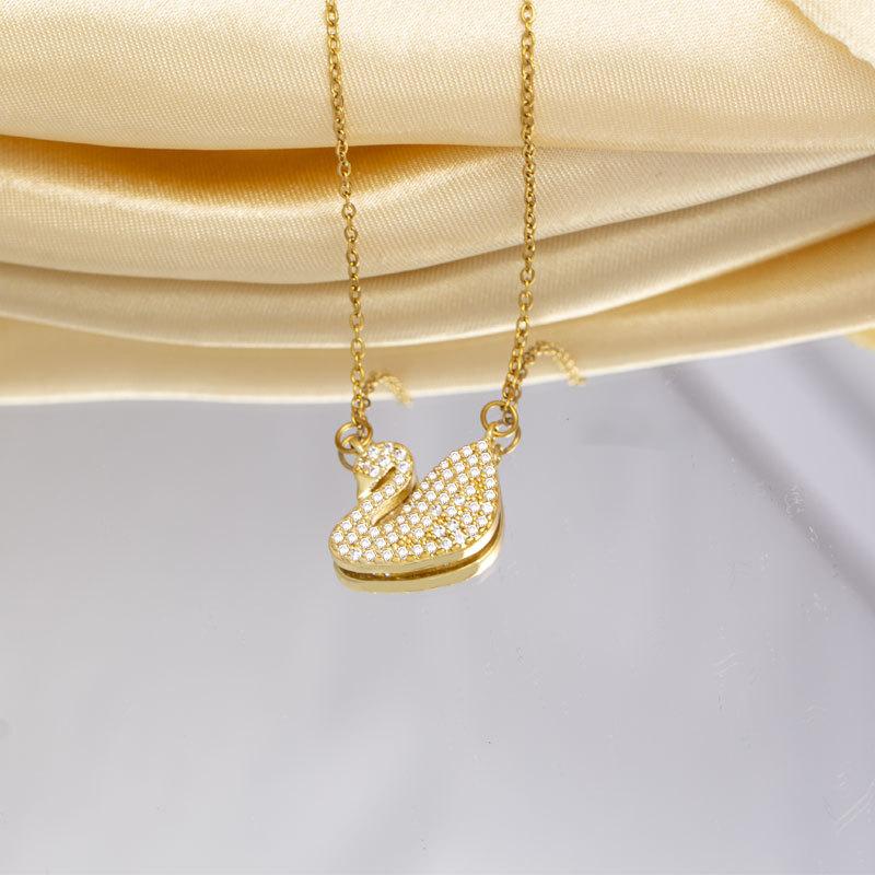 ASTRA® SWAN PAVÉ NECKLACE