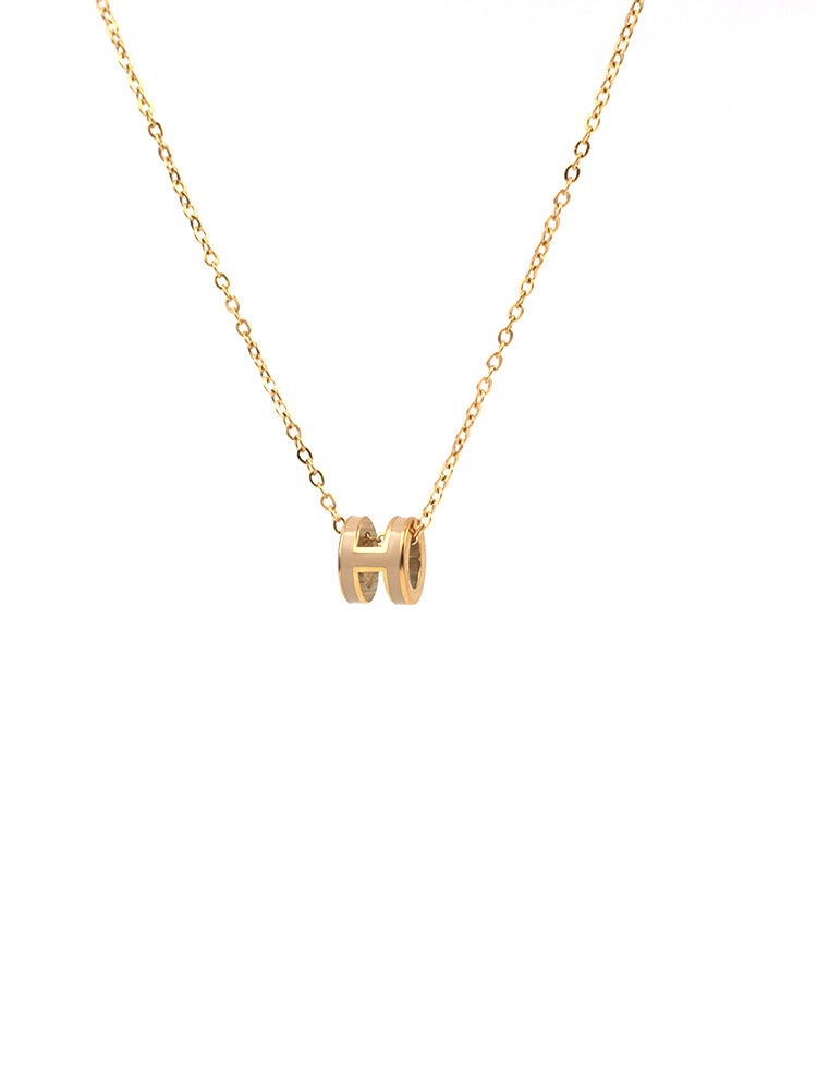 ASTRA® H ENAMEL NECKLACE