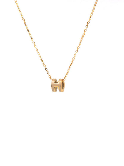 ASTRA® H ENAMEL NECKLACE