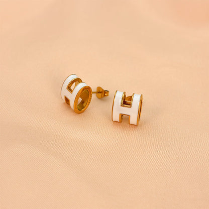 ASTRA® H ENAMEL NECKLACE