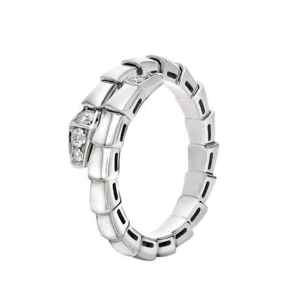 ASTRA® FULL PAVÉ SNAKEBONE RING