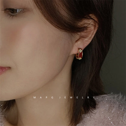 ASTRA® ENAMEL CLOVER SIGNATURE EARRINGS