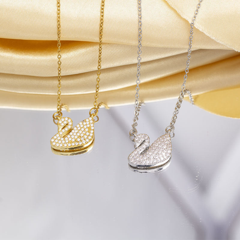 ASTRA® SWAN PAVÉ NECKLACE