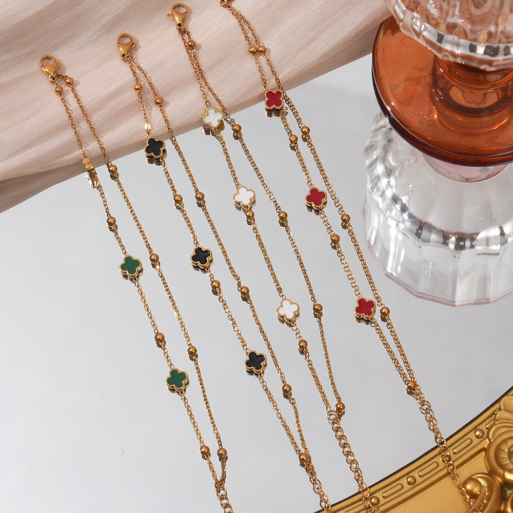 Chic Lucky Clover Everyday Statement Wristwear