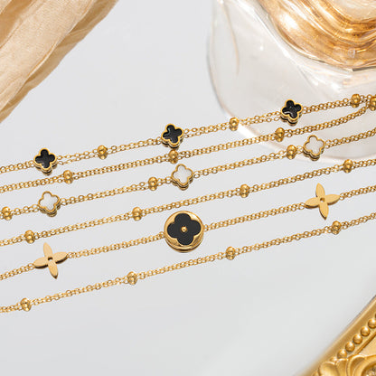 Chic Lucky Clover Everyday Statement Wristwear