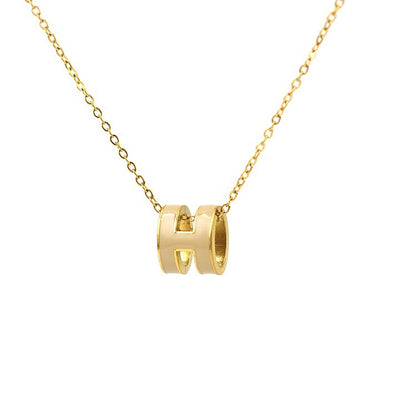 ASTRA® H ENAMEL NECKLACE
