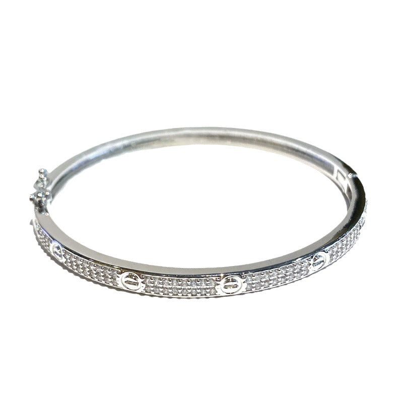 Luxury Micro-Pavé Cubic Zirconia Bracelet