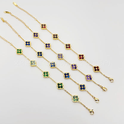 Chic Geometric Quatrefoil Statement Wristwear
