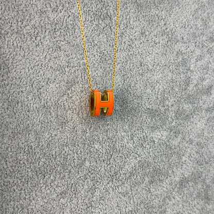 ASTRA® H ENAMEL NECKLACE