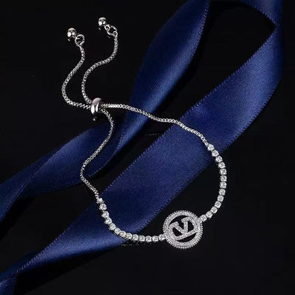 ASTRA® LETTER ICON PAVÉ BRACELET