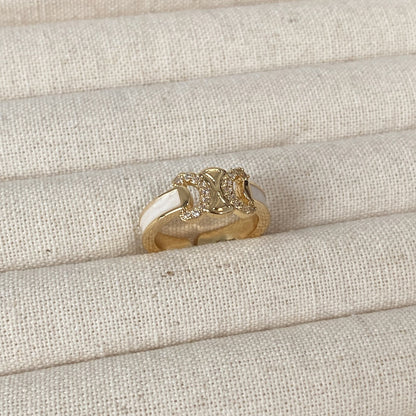 ASTRA® ARC DE TRIOMPHE PAVÉ RING
