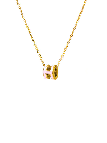 ASTRA® H ENAMEL NECKLACE