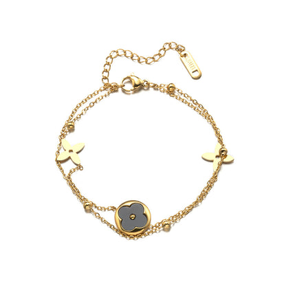 Chic Lucky Clover Everyday Statement Wristwear