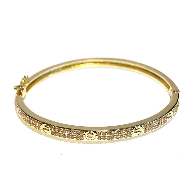Luxury Micro-Pavé Cubic Zirconia Bracelet