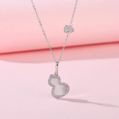 Chic Double-Gourd Lucky Pendant Choker