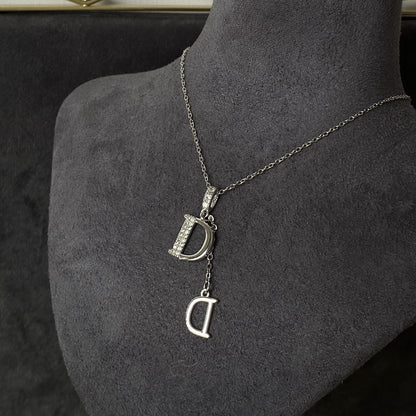 ASTRA® DOUBLE D PAVÉ NECKLACE