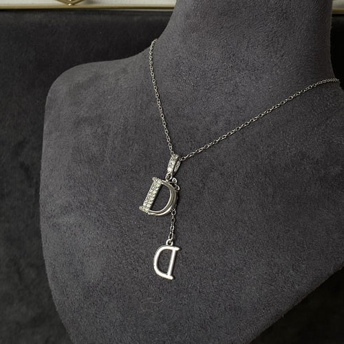 ASTRA® DOUBLE D PAVÉ NECKLACE